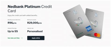 nedbank platinum credit card fees